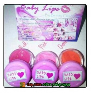 Jual Pewarna Bibir Alami dan Permanen – Cream Baby Lips Asli
