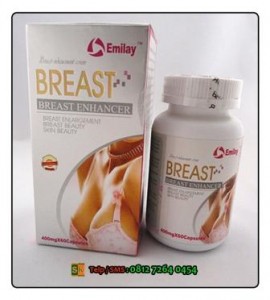 Suplemen Pembesar & Pengencang payudara Alami EMILAY BREAST Asli