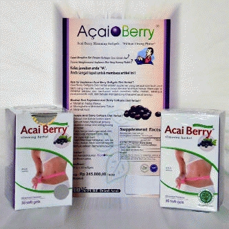 Jual Obat Pelangsing Herbal Acai Berry Slimming Asli Original PT Adonai Perkasa