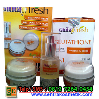 Gluta Fresh Glutathione Whitening - Mencerahkan kulit, Melembutkan kulit,Menghaluskan kulit,Menyamarkan garis lurus