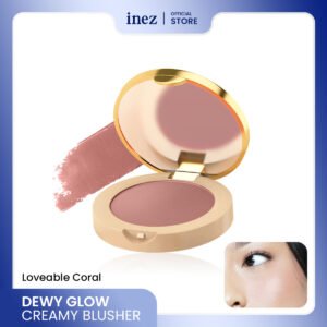 Inez Dewy Glow Creamy Blusher Blushon - Gambar 3