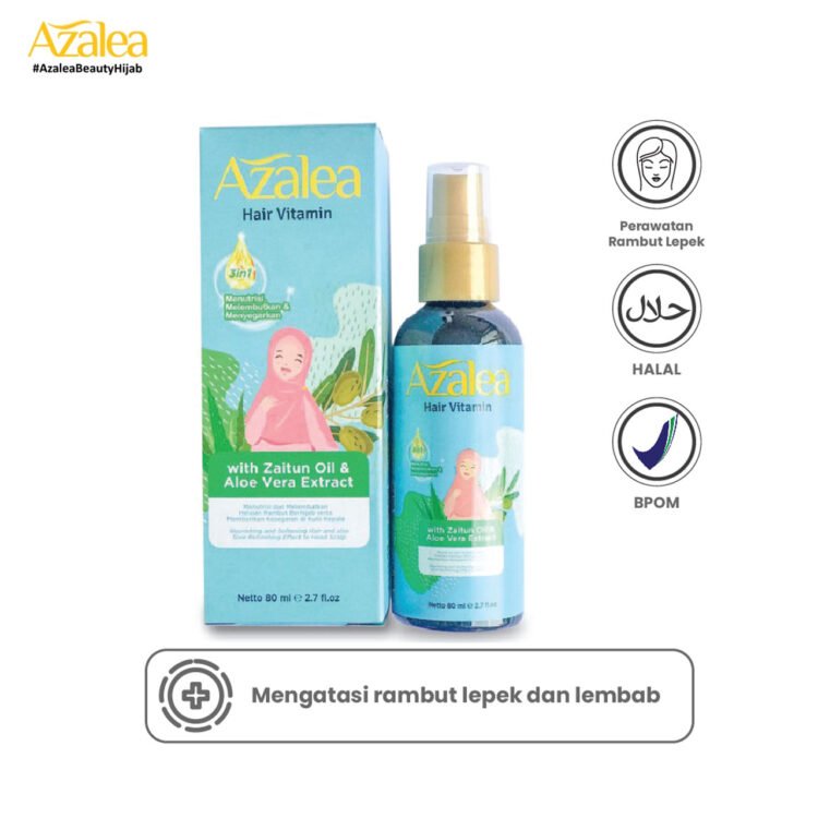 AZALEA Hair Vitamin Hijab With Olive Oil & Aloe Vera 80 ml