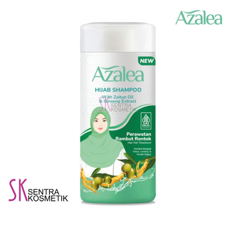 AZALEA Shampoo Hijab Ekstrak Ginseng Untuk Rambut Rontok 180 ml