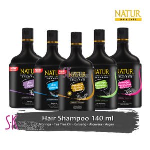 Natur Shampoo Argan Oil 140 ml Shampo Perawatan Rambut Diwarnai, Rusak, Kering, dan Bercabang - Gambar 2