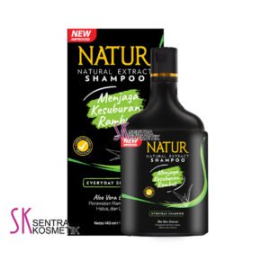 Natur Shampoo Aloe Vera Sampo untuk Melebatkan Rambut - Gambar 3